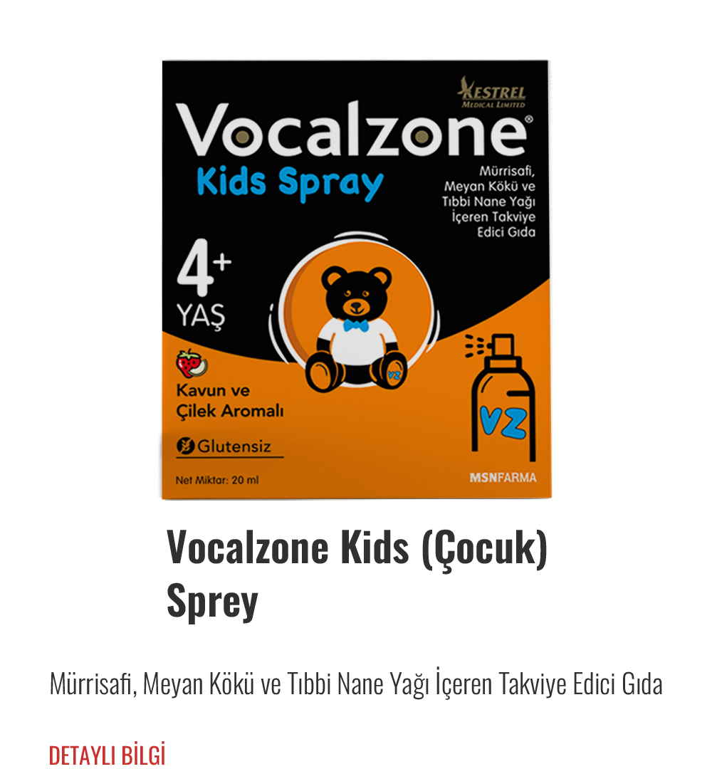 Vocalzone Kids (Çocuk) Sprey